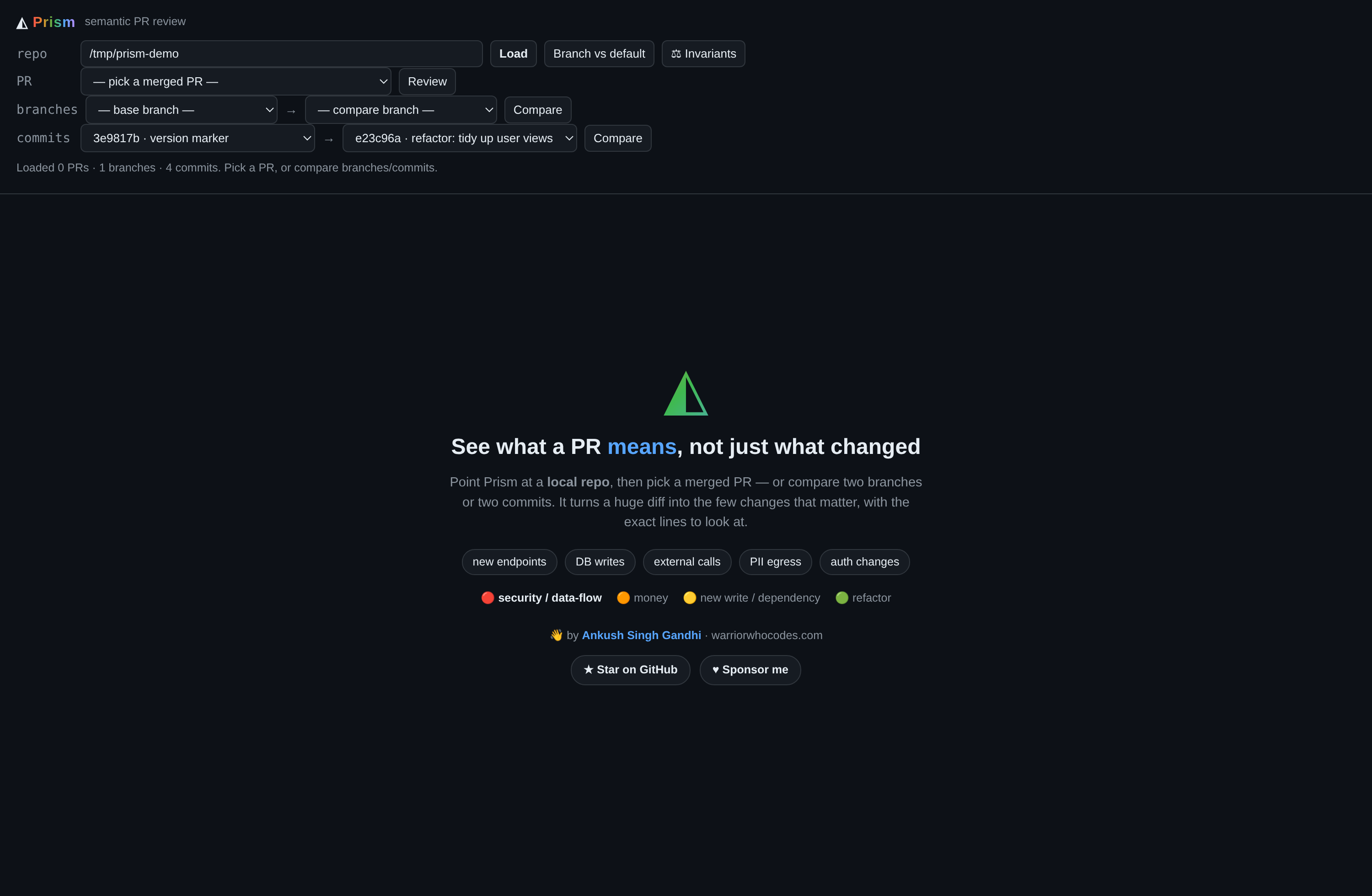 The Pryti web UI